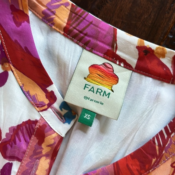 FARM Rio Colorful Ruffled Mini Sundress - Picture 2 of 4